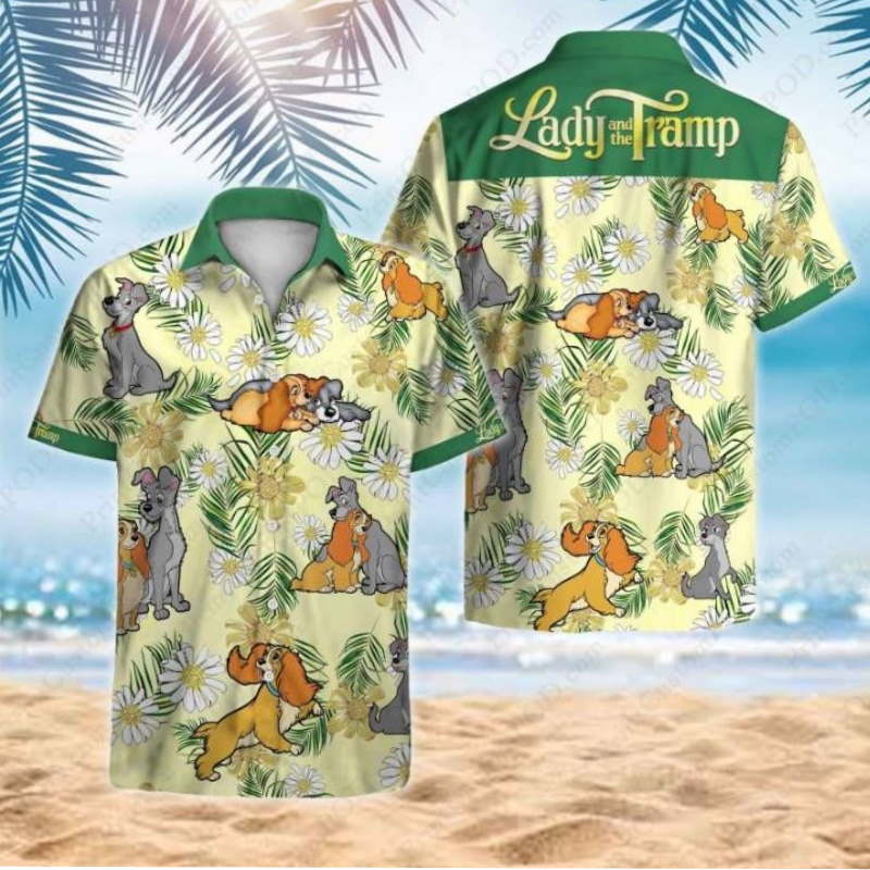 Lady And The Tramp 1955 Hawaiian Shirt