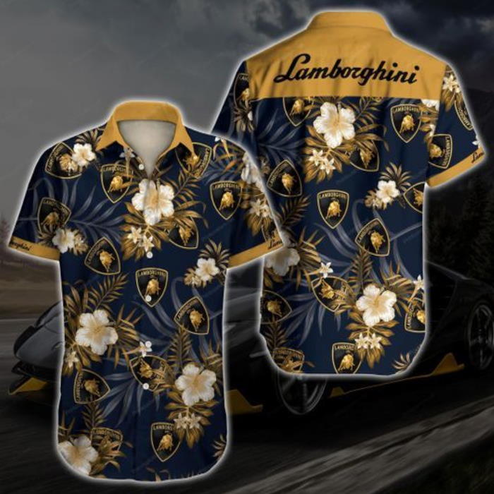 Lamborghini Hawaiian Shirt