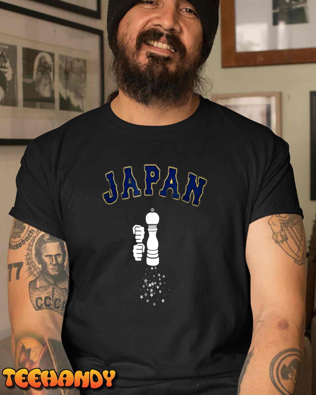 Lars Nootbar, Tacchan, Pepper Grinder, Samurai Japan T-Shirt