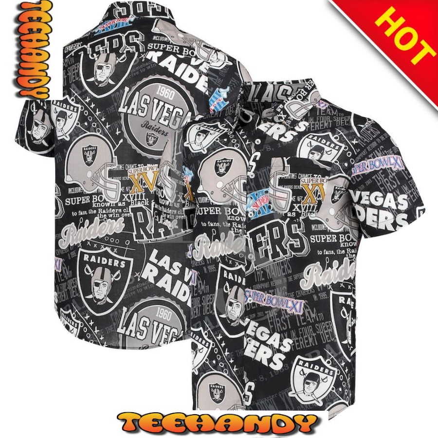 Las Vegas Raiders Super Bowl Hawaiian Shirt