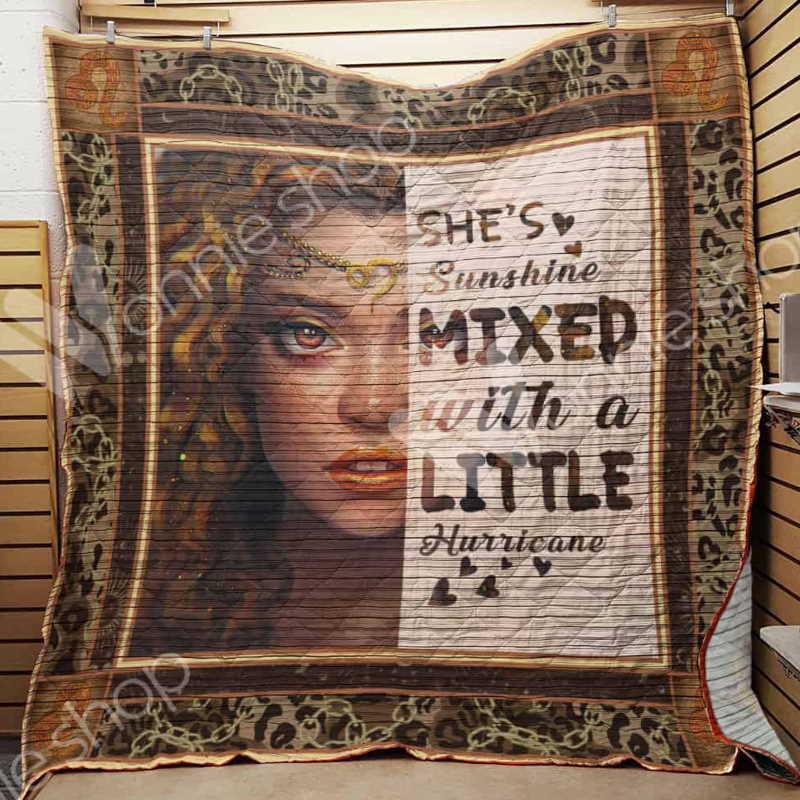 Leo Horoscope 3D Customized Quilt Blanket