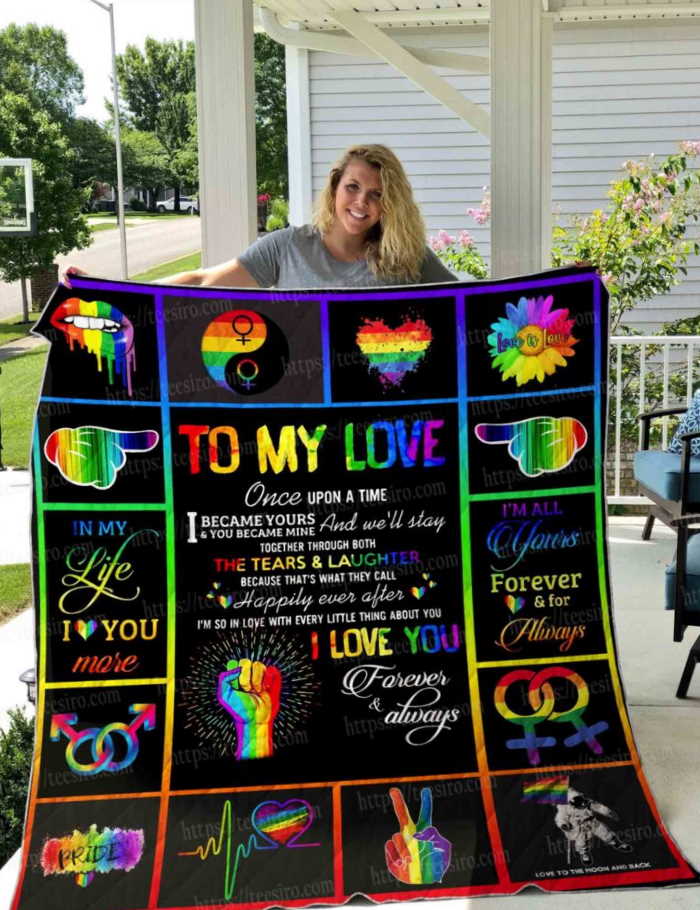 Lgbt To My Love 3D Quilt Blanket