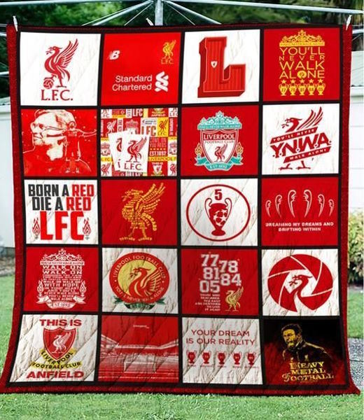 Liverpool Lvp 3D Quilt Blanket