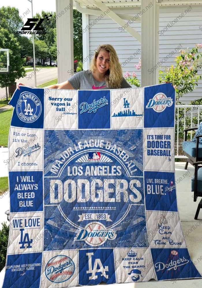 Los Angeles Dodges 3D Customized Quilt Blanket