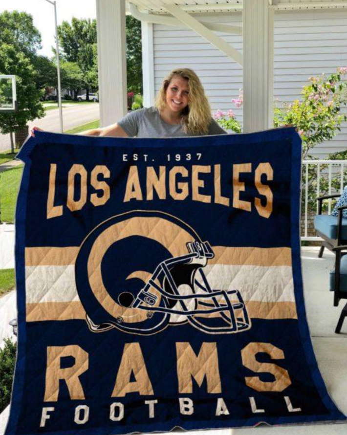 Los Angeles Rams 3D Quilt Blanket