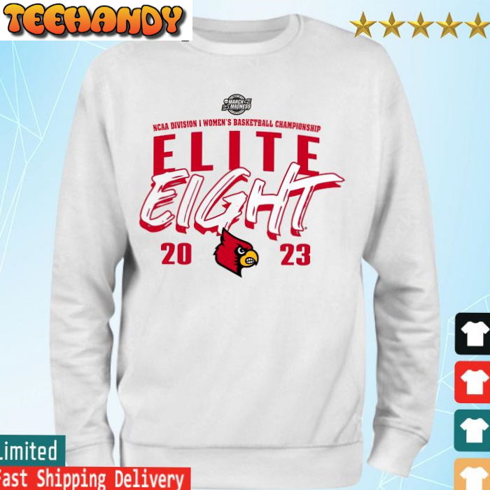 Louisville Cardinals 2023 NCAA Women’s Basketball Tournament March Madness Elite Eight Team T-Shirt