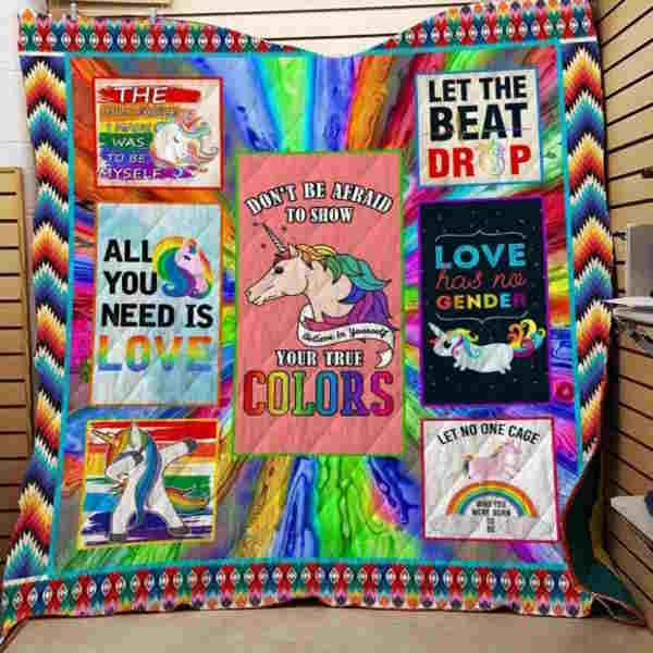 Love Has No Gender 3D Quilt Blanket