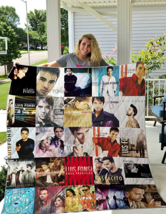 Luis Fonsi 3D Customized Quilt Blanket