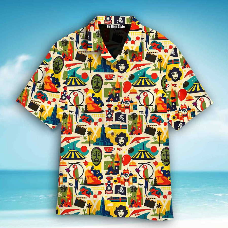 Magic Kingdom Beach Hawaiian Shirt