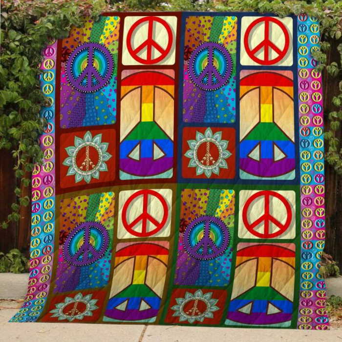 Make Love, Not War 3D Customized Quilt Blanket