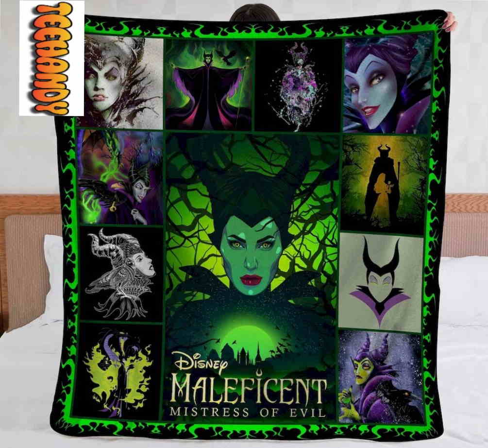 Maleficent Mistress Of Evil Disney Fleece Blanket