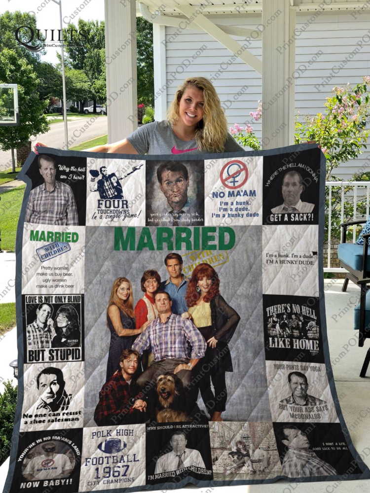 Married With Children 3D Customized Quilt Blanket