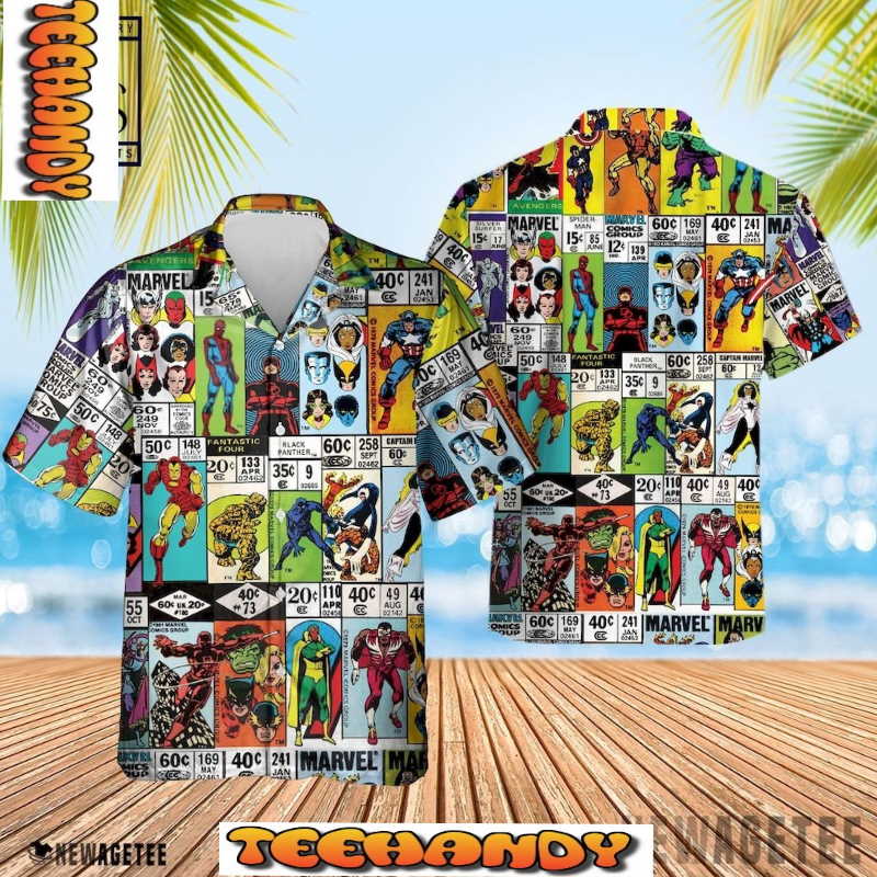 Marvel Comics Corner Box Hawaiian Shirt