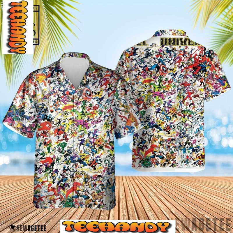 Marvel Universe Promotional Poster Hawaiian Shirt