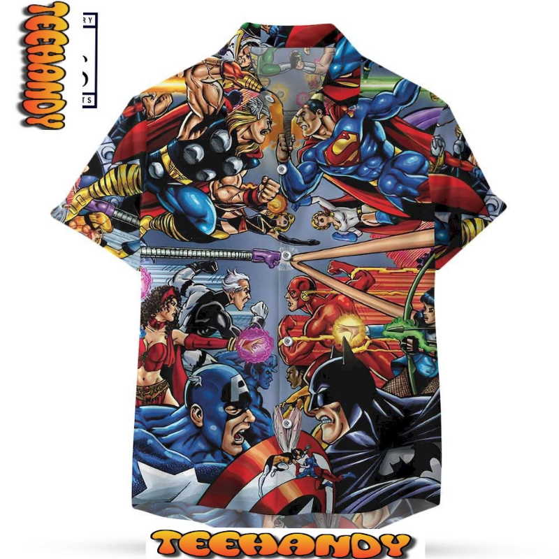 Marvel vs DC Comics Hawaiian Shirt