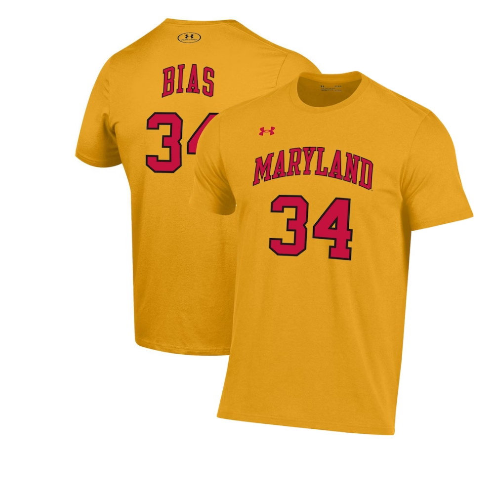 Maryland Terrapins Under Armour Len Bias Performance T-Shirt