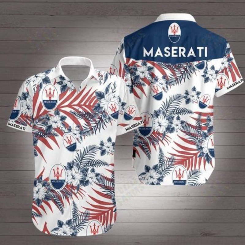 Maserati Hawaiian Shirt