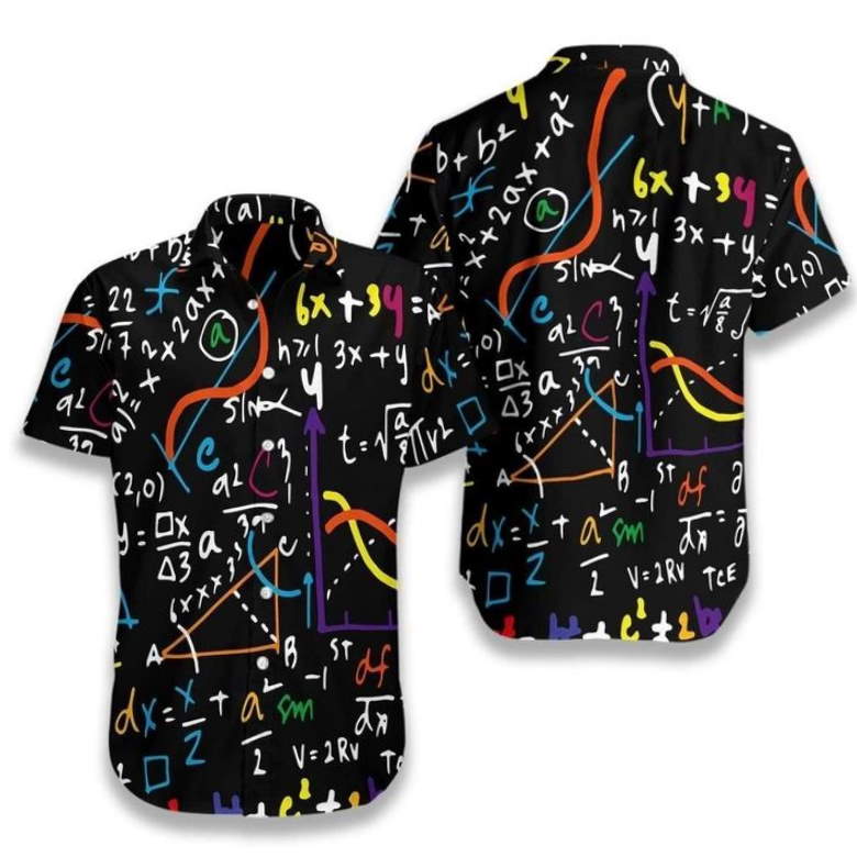 Math Teacher Aloha Hawaiian Shirt