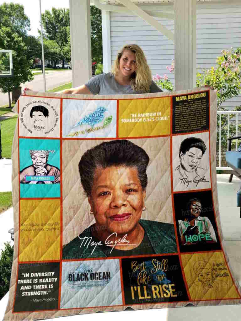 Maya Angelou 3D Quilt Blanket