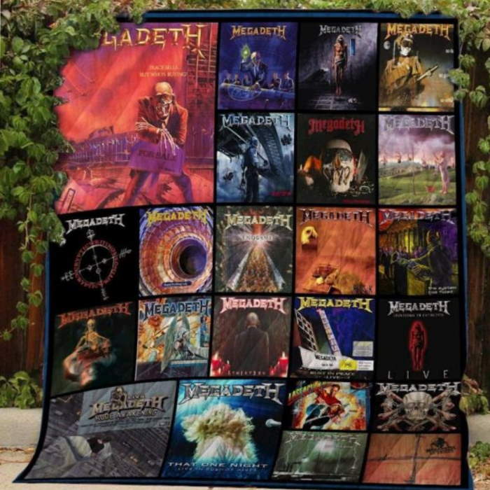 Megadeth 3D Customized Quilt Blanket