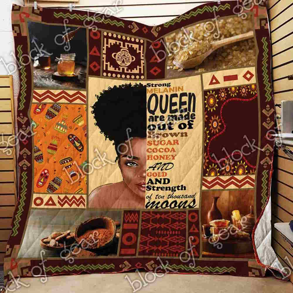 Melanin 3D Quilt Blanket