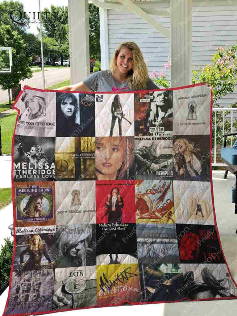 Melissa Etheridge Albums 3D Quilt Blanket