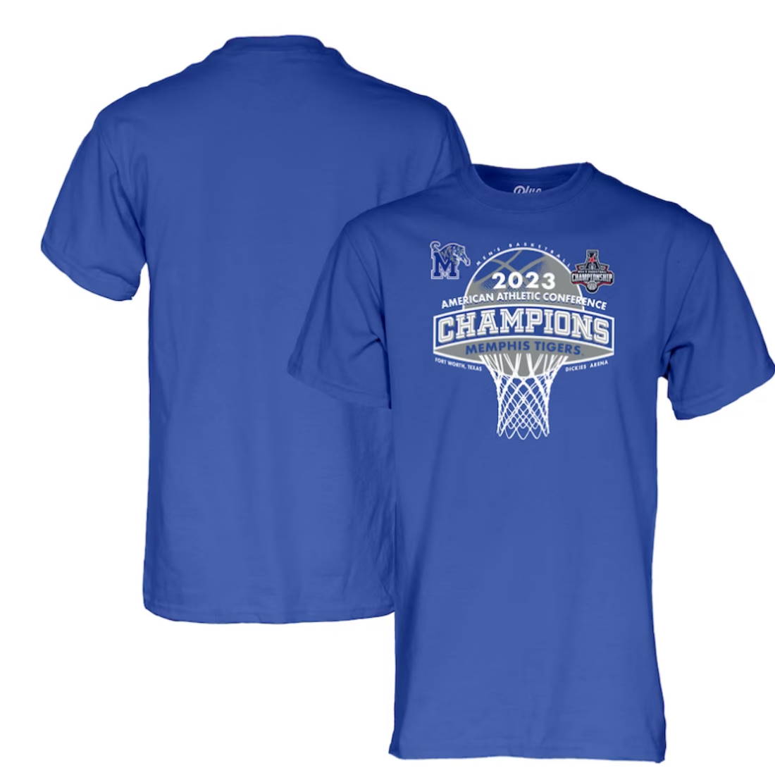 Memphis Tigers 2023 AAC Men’s Basketball Champions T-Shirt