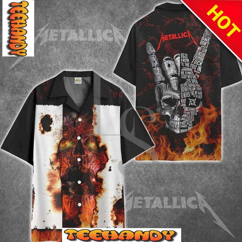 Metallica Get Lit Hawaiian Shirt