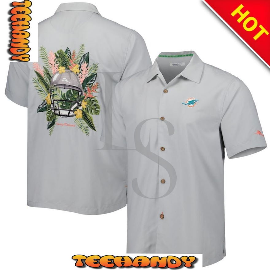 Miami Dolphins Print Swordfish Hawaiian Shirt