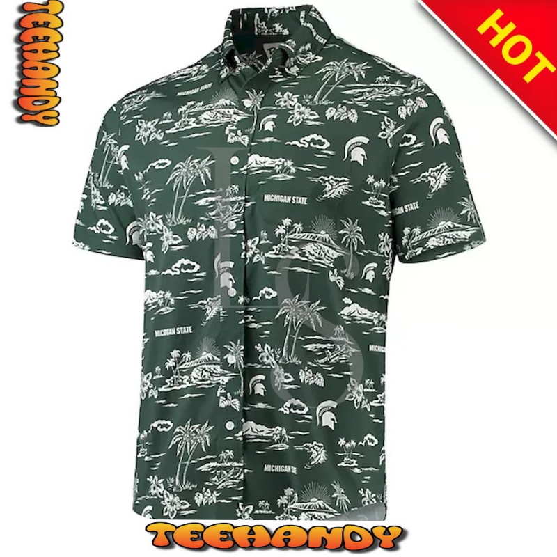 Michigan State Spartans Island Custom Hawaiian Shirt