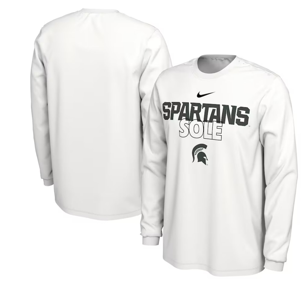 Michigan State Spartans On Court Long Sleeve T-Shirt