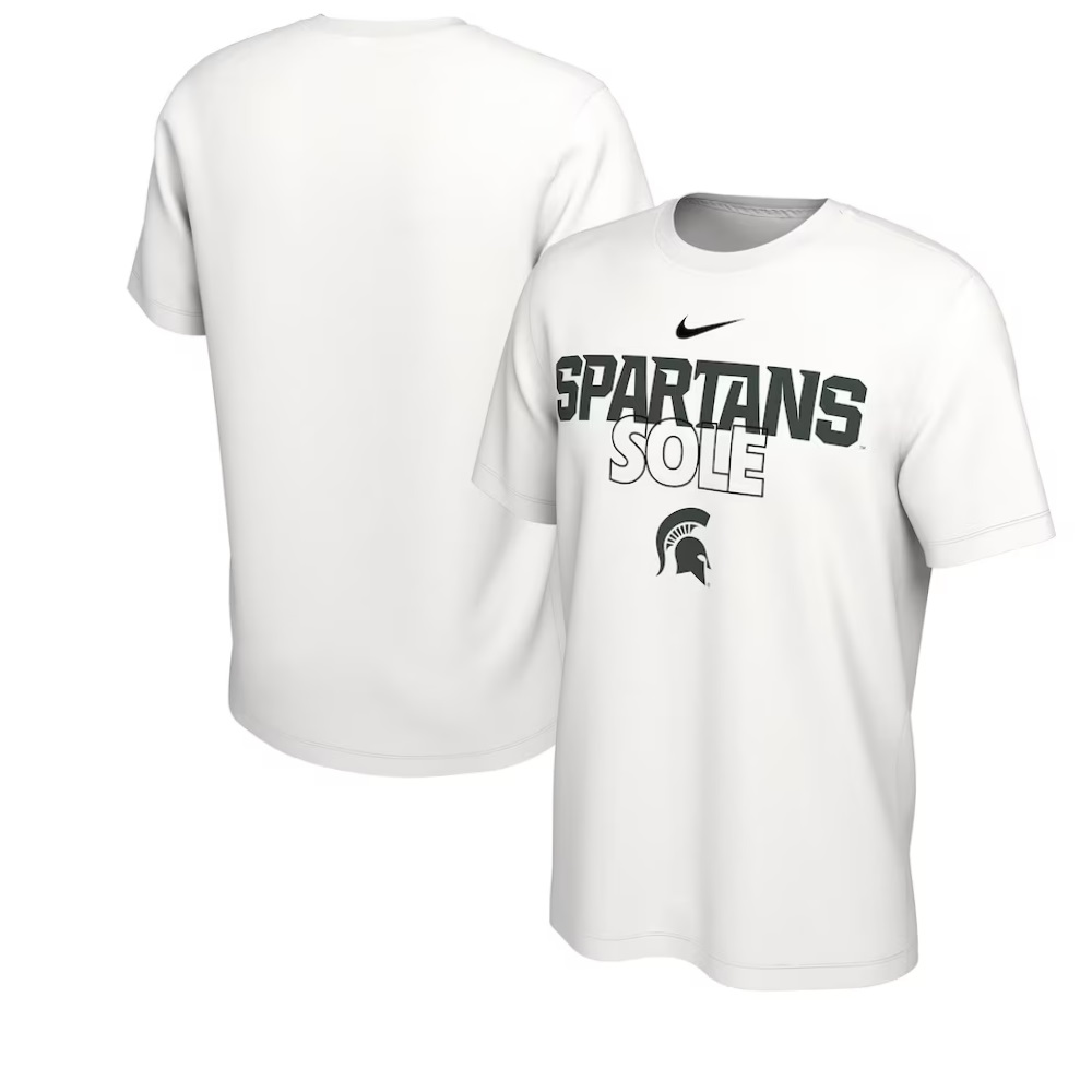 Michigan State Spartans On Court Bench T-Shirt