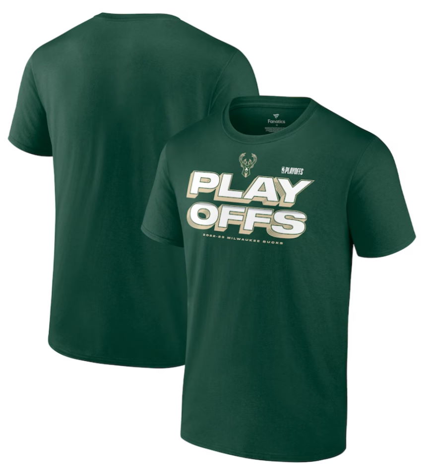 Milwaukee Bucks 2023 NBA Playoffs Starter T-Shirt