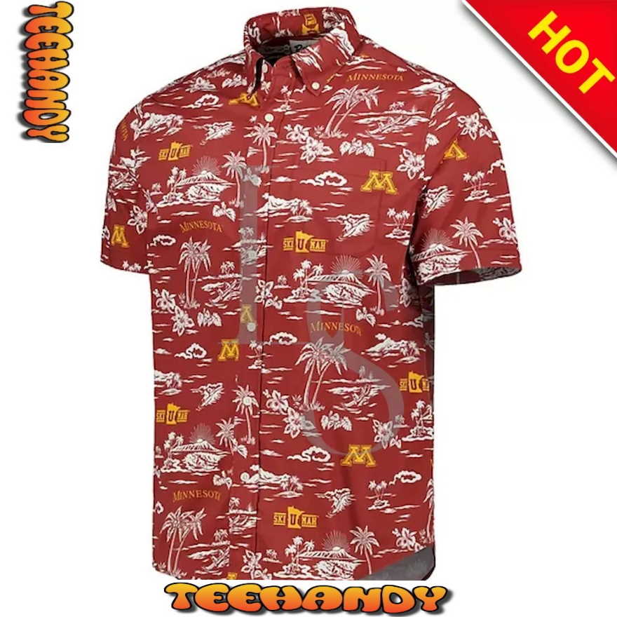 Minnesota Golden Gophers Island Custom Hawaiian Shirt