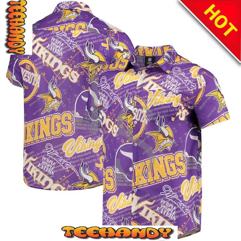 Minnesota Vikings Purple People Eaters Hawaiian Shirt