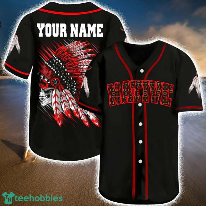 Native Custom Name Baseball Jersey Shirt