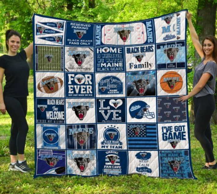 Ncaa Maine Black Bears 3D Customized Quilt Blanket