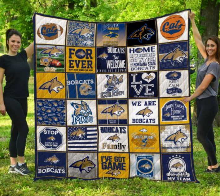 Ncaa Montana State Bobcats 3D Customized Quilt Blanket