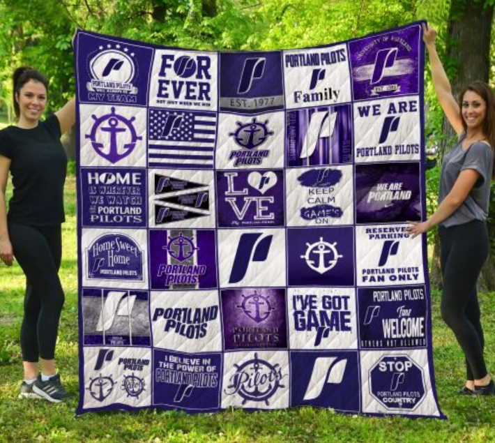 Ncaa Portland Pilots Quilt Blanket