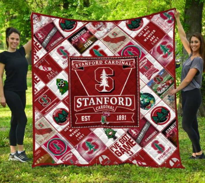 Ncaa Stanford Cardinal 3D Customized Quilt Blanket