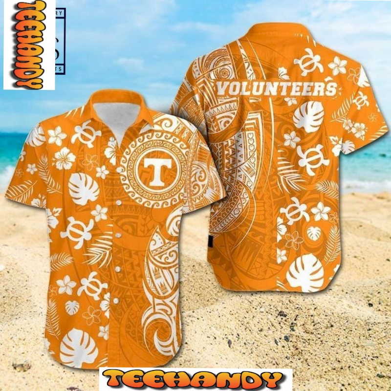 NCAA Tennessee Volunteers Samoan Print Hawaiian Shirt