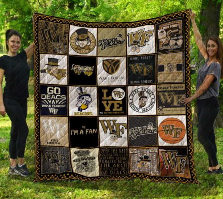 Ncaa Wake Forest Demon Deacons Quilt Blanket