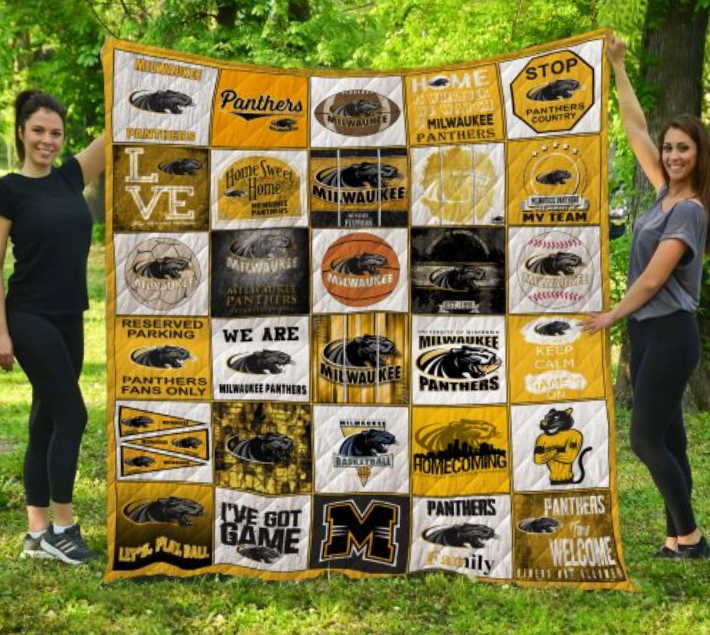 Ncaa Wisconsinmilwaukee Panthers 3D Customized Quilt Blanket