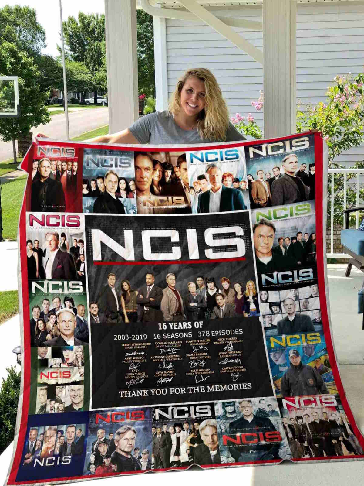 Ncis 3D Quilt Blanket