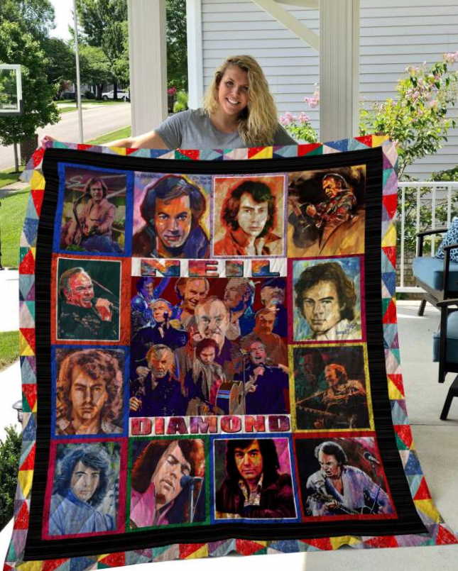 Neil Diamond 3D Customized Quilt Blanket