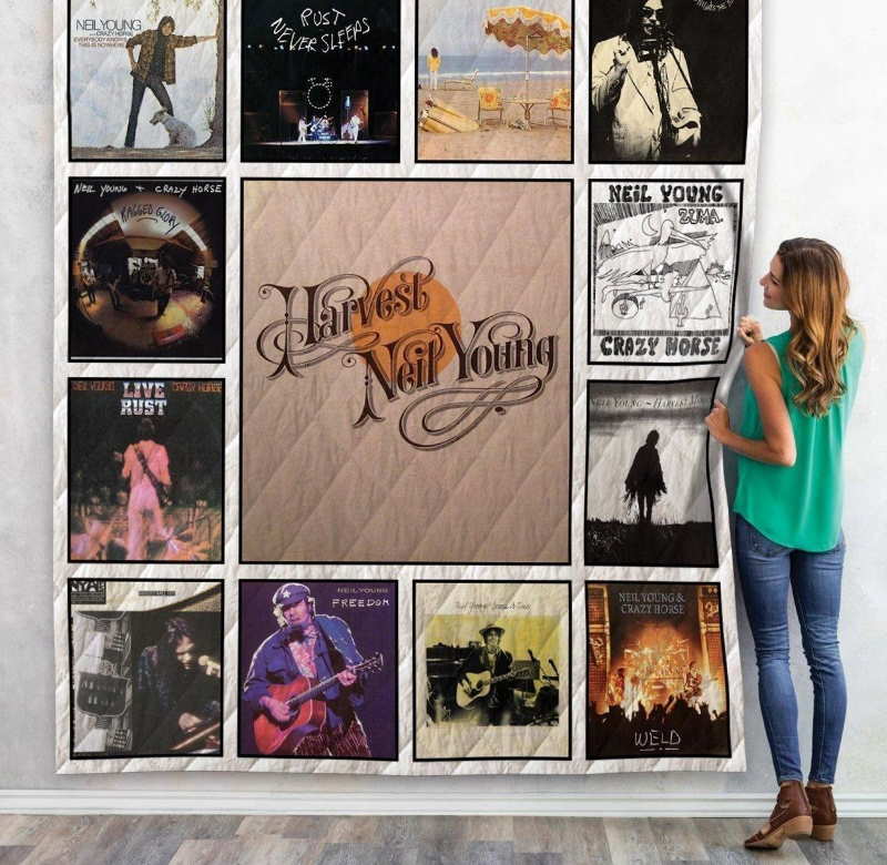 Neil Young Best Albums 3D Customized Quilt Blanket