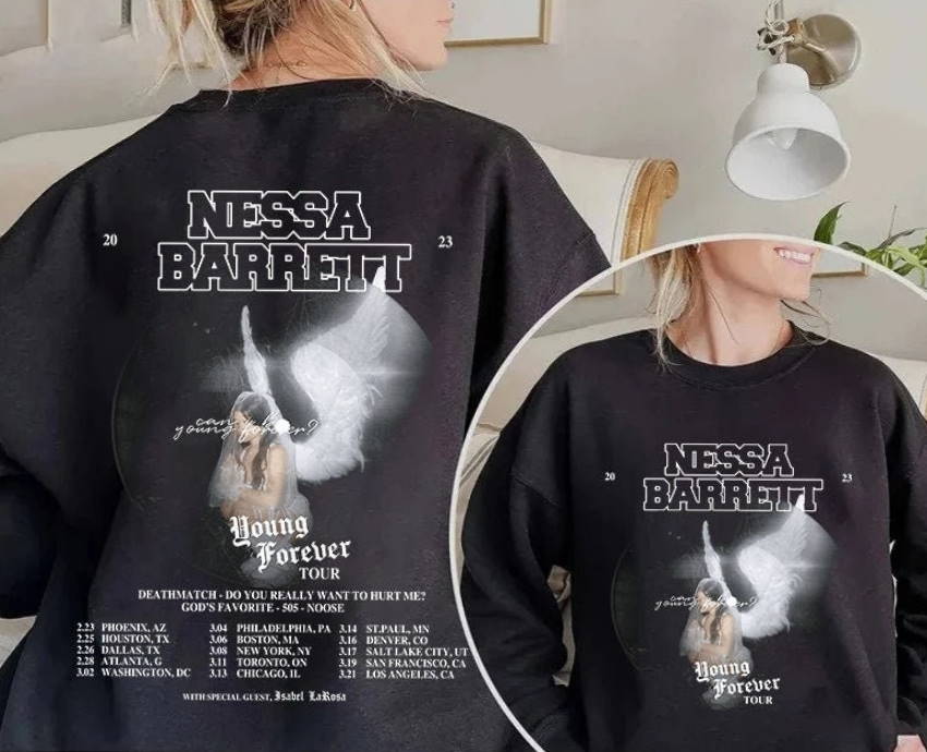 Nessa Barrett 2023 Young Forever Tour Unisex T Shirt