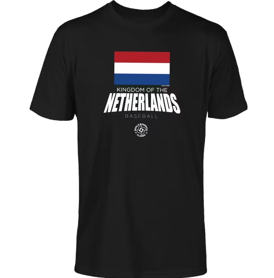 Netherlands Baseball 2023 World Baseball Classic Federation T-Shirt