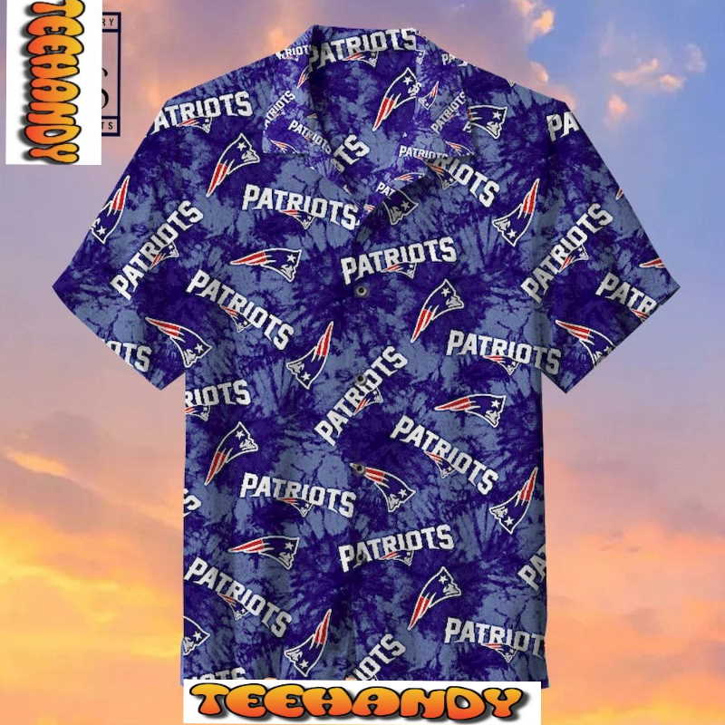 New England Patriots Logo 3D Hawaiian Shirt