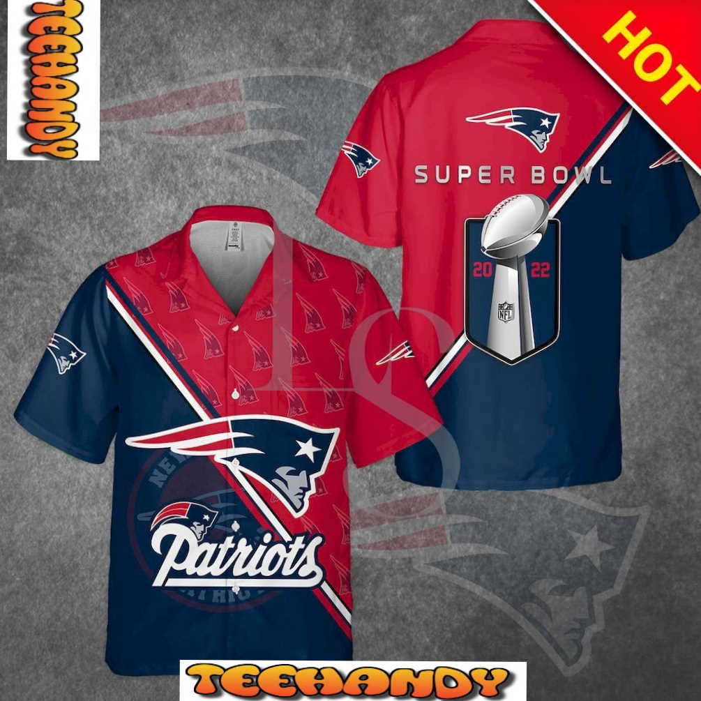 New England Patriots Super Bowl 3D Hawaiian Shirt